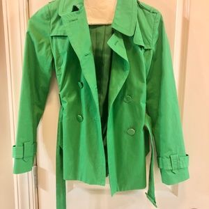 Banana Republic Green Trench